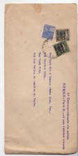 1930 Brazil Airmail Cover to New York with 2 Overprinted Stamps