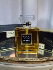 Coco parfum Chanel pure parfum 60 ml. Vintage 1983 crystal bottle. Sealed