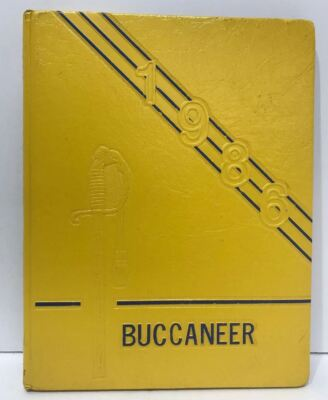#ad Admiral Farragut Academy 1986 Yearbook Buccaneer St Petersburg Florida $70.71