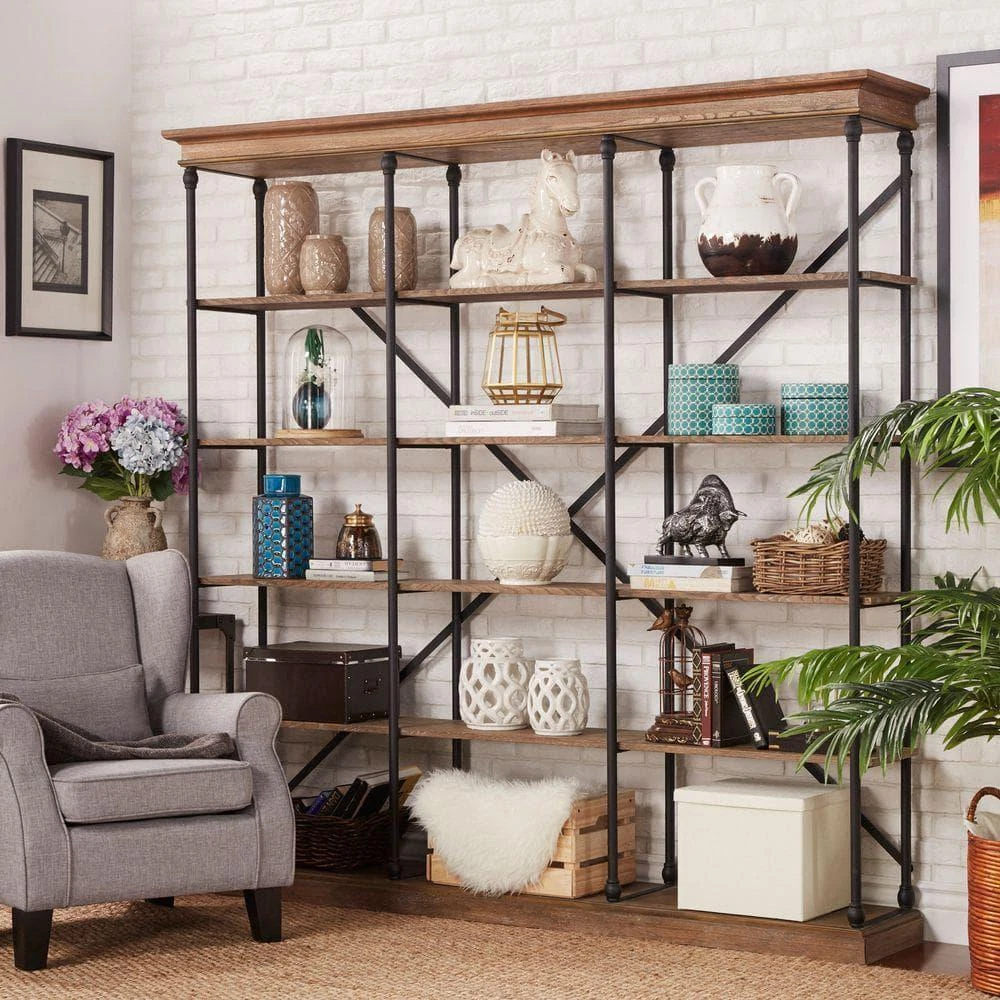 Oak open 2024 back bookcase