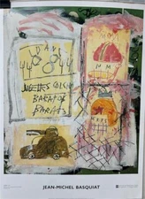 Jean Michael Basquiat Offset Lithograph Art Print 2002 Italian Museum Poster Art