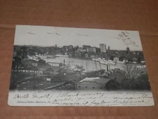 BALTIMORE MD - 1901-1907 ERA POSTCARD - BALTIMORE HARBOR - WITTE and CO.