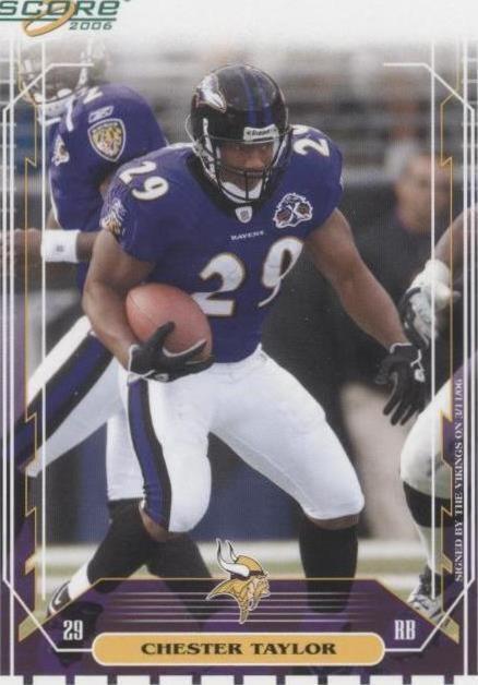 2006 Score - Chester Taylor #19 Glossy for sale online | eBay
