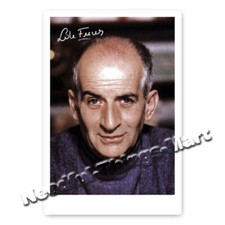 Louis de Funes - Autogrammfotokarte AK2