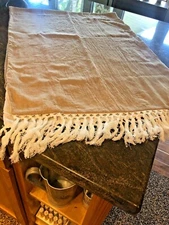 MissLook Super Soft Fringed Sand Scarf. Fully Lined NEW without Tags 25" x 70"
