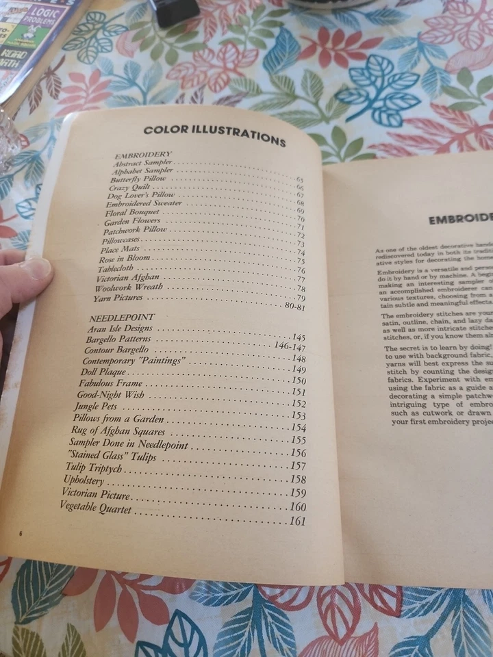 McCall's Needlepoint & Embroidery Encyclopedia Vintage 1978 Patterns and How-To - Image 4 of 4