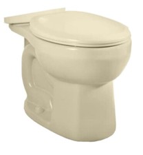 American Standard 3708.216.021 Bone H2Option H2Option Round-Front Toilet...