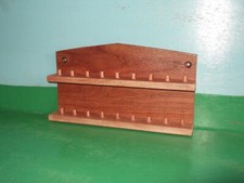 18pc Wooden Thimble Display Rack ( Mahogany )