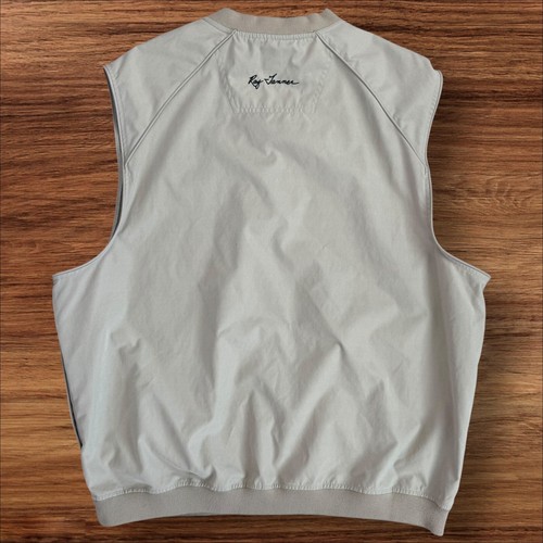 South Carolina Gamcocks Baseball Vest Mens L Beige Ray Tanner Golf Pullover - Picture 9 of 9