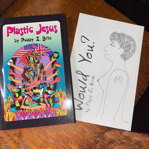 Plastic Jesus + Would You Chapook Poppy Z Brite Signed Numbered HC DJ
