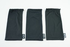 Excellent Lot of 3 Oakley Black Microfiber STORAGE BAG/POUCH Sunglasses