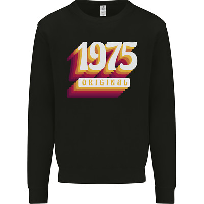 Retro 51. Geburtstag Original 1975 Herren Sweatshirt Pullover