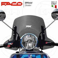 Faco Windschutzscheibe Niedrig GeräUchert Dunkelheit Piaggio Vespa Px 125 -