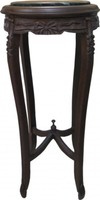 Casa Padrino Barock Xl Beistelltisch Marmorplatte Braun / Schwarz 91 X 41 Cm