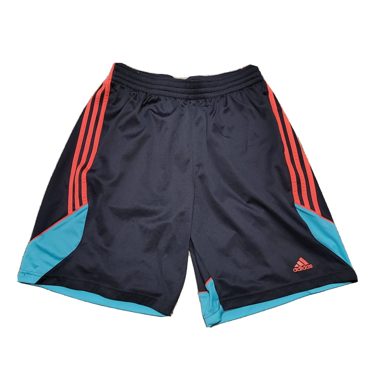 Adidas Tri Color Basketball Shorts Athletic Wear Active Gym