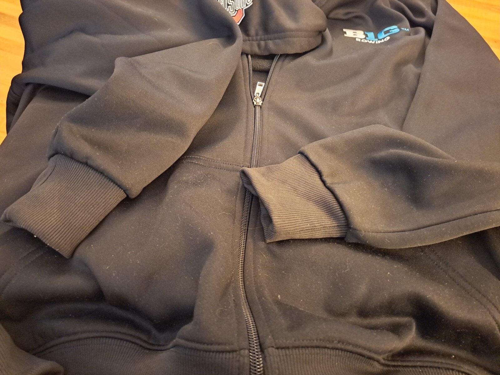 FILA Felpa con cappuccio rilasciata squadra di canottaggio statale Ohio grande 10