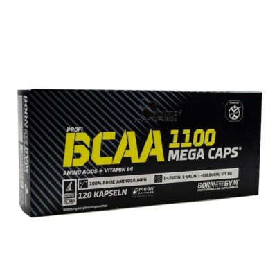 Olimp BCAA Mega Caps 120 Kapseln Nahrungsergänzung BCAAs Amino Kapseln Sport
