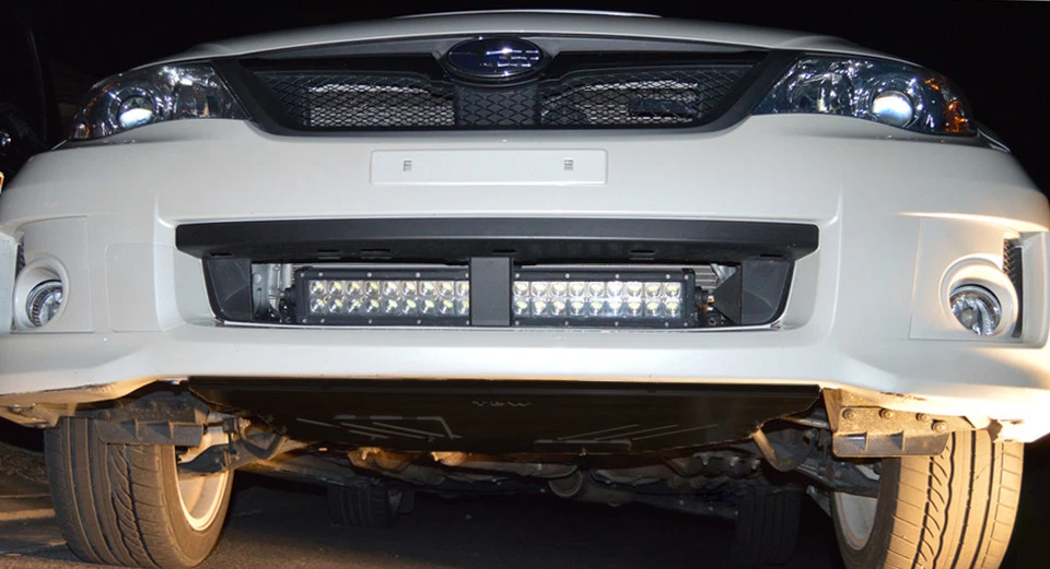 Protector de motor de aluminio TBW debajo de la bandeja placa de deslizamiento para Subaru WRX STI 2011-2014 Foto 3 de 4