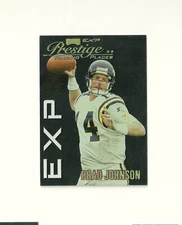 1999 Playoff Prestige EXP Reflections Gold #57 Brad Johnson /1000 Vikings FSU