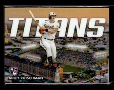 2023 Topps Chrome #CT-10 Adley Rutschman Rookie Titans Baltimore Orioles