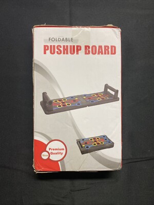 Portable Push Up Board Fitness, Multifunction Foldable Push Up Bar Home Gym Work