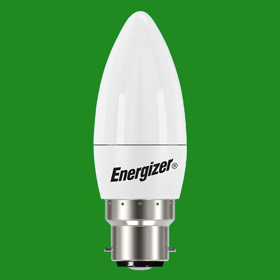 6x LED Kerzenlampe Bayonet BC B22, Frosted, 7,3W (60W), 6500K Tageslicht