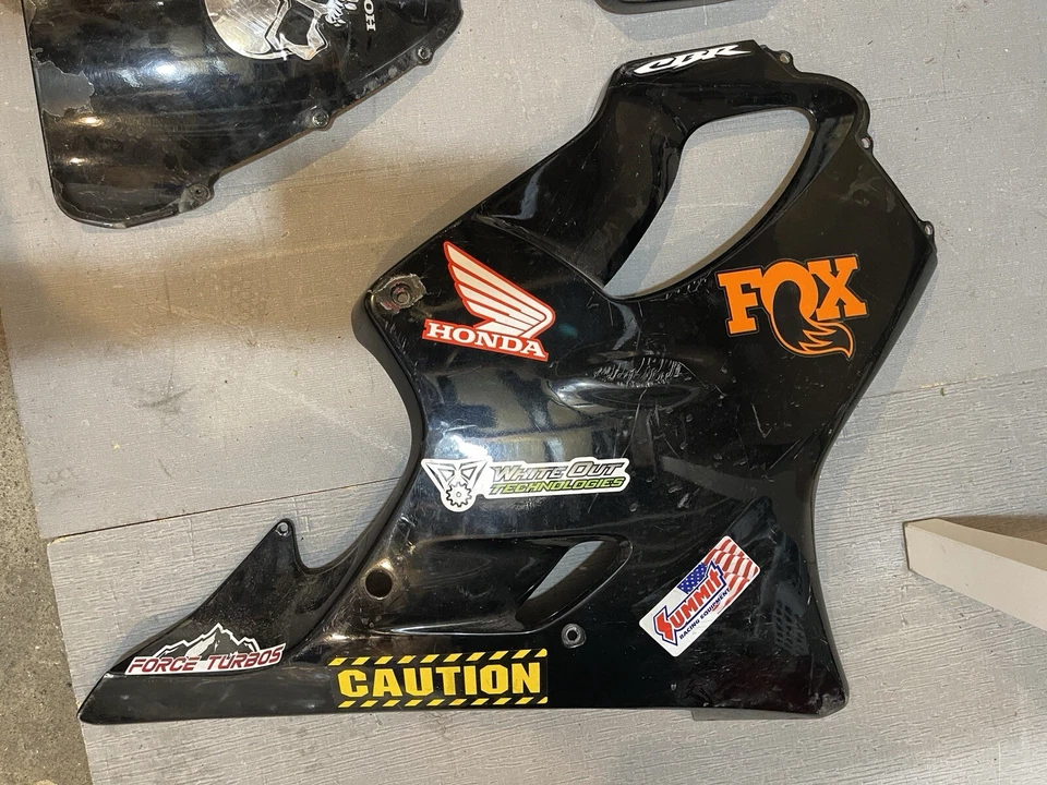 Juego de faros laterales izquierdo y derecho Honda CBR600 F4i con parabrisas. Pieza Original Foto 2 de 4