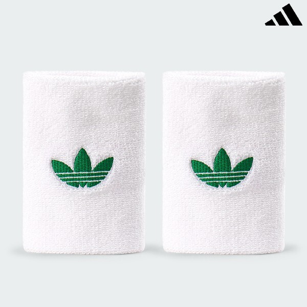 adidas Originals Tennis Wristband L Unisex Sports Sweatband White 