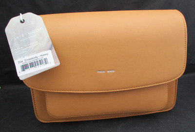 NWT Pixie Mood Crossbody Purse  10'' Honey ''Zoe'' Vegan Cruelty Free Pockets Gift