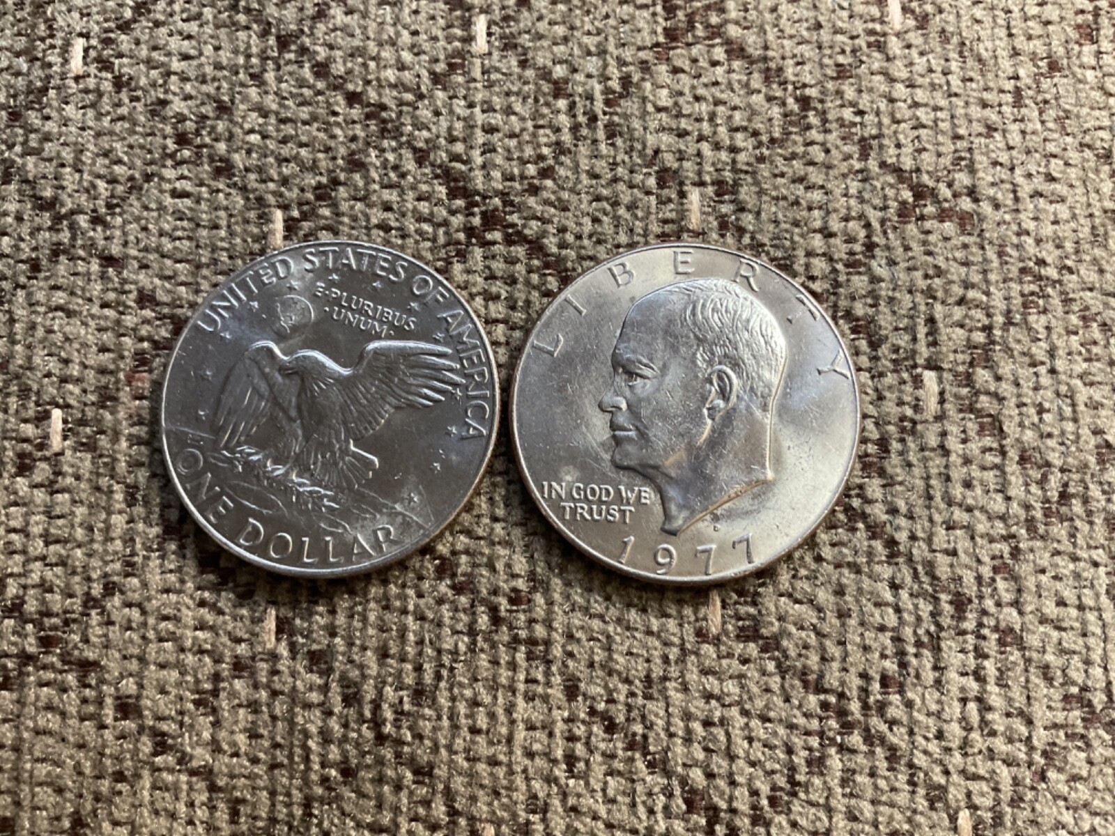 1977 DONE EISENHOWER/FLYING EAGLE SILVER DOLLAR eBay