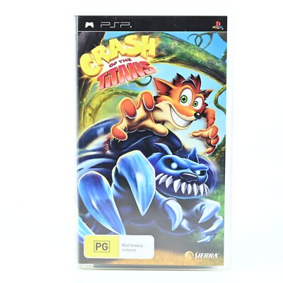 Crash OF THE Titans Bandicoot Sony PSP PAL EUR - Original Complet