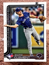 2025 Topps Series 1 Ernie Clement #319 Toronto Blue Jays