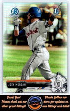 Joey Morgan Chrome Refractor 2017 Bowman Draft #BDC-27 Detroit Tigers