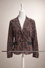 Designer Blazer St. Emile Gr. L Paisley Cord Elegant Top Wie Neu Wie Neu