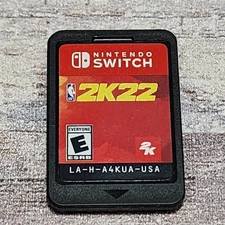 Nintendo Switch NBA 2k22 Tested Game Cartridge Luka Doncic