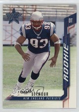 2001 Leaf Rookies & Stars Rookie Richard Seymour #275 HOF 0qn