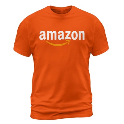 NEW Amazon Logo Multicolor T-Shirt Cotton Size S-5XL