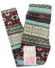 BRAND NEW LuLaRoe Kids S/M 2-8 Black Green White Red Mint Fair Isle Leggings