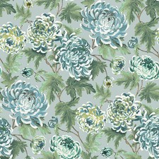 Ballard Designs, Alora Celadon Fabric by the Yard