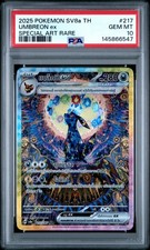 2025 POKEMON THAI SV8A T-TERASTAL FEST EX SPECIAL ART RARE UMBREON EX PSA 10
