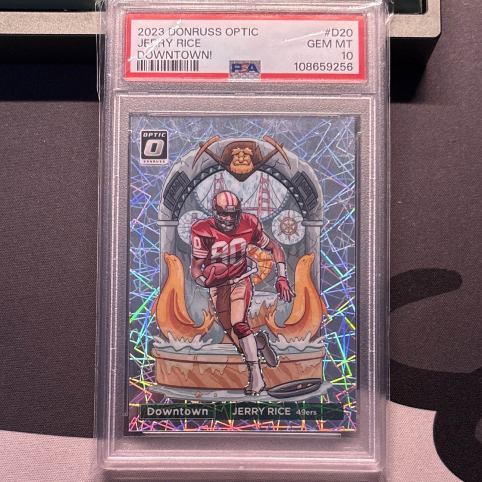 Panini 2023 Donruss Optic Downtown Jerry Rice #D-20 PSA 10 49ers Football