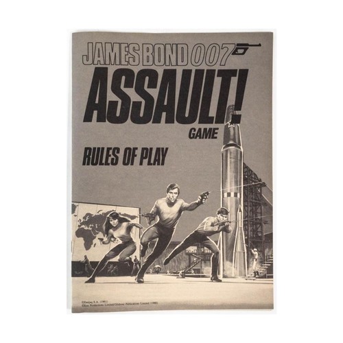 Victory James Bond James Bond - Assault, Rulebook Only! VG+