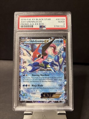 Pokémon TCG Ash-Greninja EX Promo Card XY133 PSA GOOD 2 | eBay