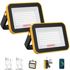 Rechargeable Portable Flood Light Waterproof Led Work Light For Camping 