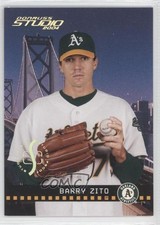2004 Donruss Studio Studio Proofs Gold 11/50 Barry Zito #144 0a1