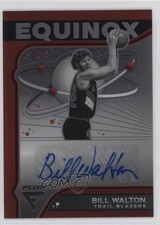 2022-23 Panini Flux Equinox Red Prizm 5/35 Bill Walton #EA-BLW Auto HOF e3p