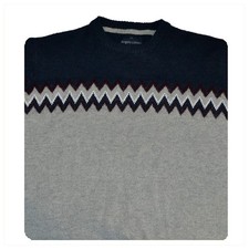 NEU Herrenpullover XXL Marke C&A  Farbe dunkelgrau / hellgrau Norwegermuster