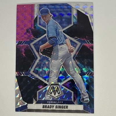 2022 Panini Mosaic 1/1 Nebula Prizm Brady Singer One of One Royals Reds Gem 