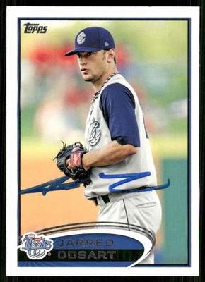 2012 Topps Pro Debut JARRED COSART Signed Card autograph auto MARLINS ASTROS