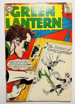 Green Lantern #19 DC Comics 1963 -Tom Kalmaku, Carol Ferris- Tomar-Re Sonar VG+!
